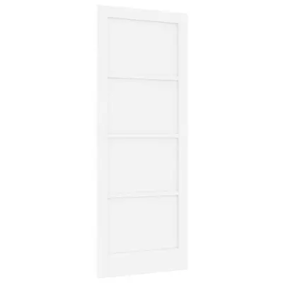 vidaXL Notranja vrata Bela 83 x 211 cm Vezani les