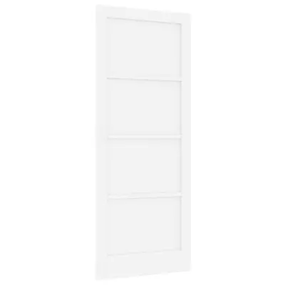 vidaXL Notranja vrata Bela 86 x 211 cm Vezani les