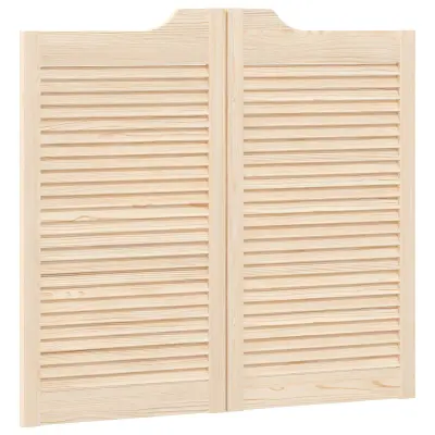 vidaXL Vrata na hod Naravna 90 x 50 cm Trdna borovina