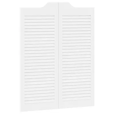 vidaXL Vrata na hod Bela 100 x 40 cm Trdna borovina