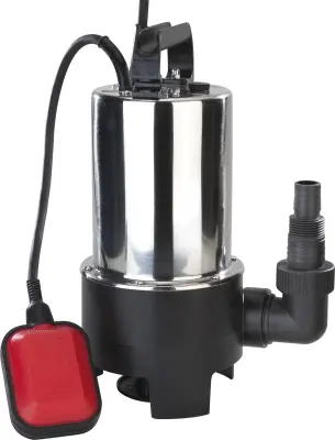Potopna črpalka za umazano vodo 550 W nerjaveče jeklo 10000 l/h