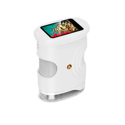 Ročni digitalni mikroskop – do 1000x, 2MP kamera, 2.0-inch IPS zaslon White