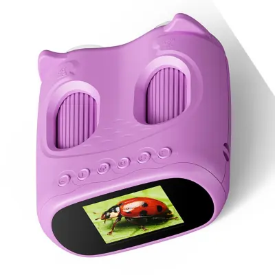 2-v-1 mikroskop in teleskop s 2MP kamero, 1000X in 2.0-inch zaslonom Purple