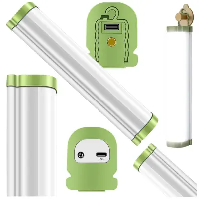 LED aku. svetilka s senzorjem gibanja magnetna 31cm USB