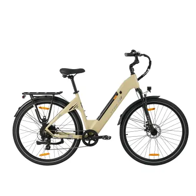 Električno mestno kolo TTGO C3SE, baterija 36V 18Ah, pnevmatike 28”, rumeno