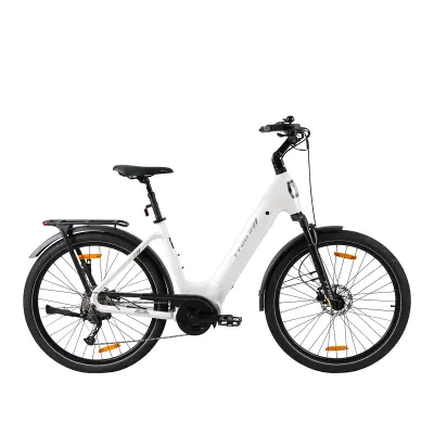 Električno kolo TTGO Z5, 250 W, srednji pogon, baterija 36 V 18 Ah, bela