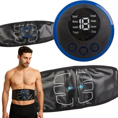 EMS aku. fitnes vibracijski masažni vadbeni pas za hujšanje USB