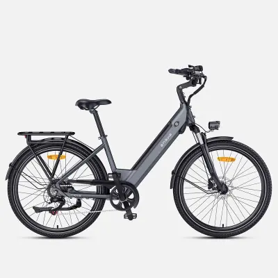Mestno električno kolo ENGWE P275 SE, 250 W motor, pametni senzor navora, doseg 100 km, siva