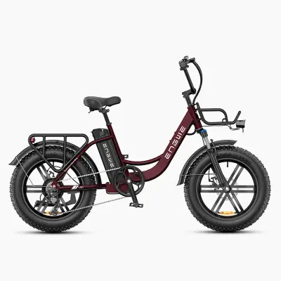 Električno kolo ENGWE L20 BOOST Step-Thru, 250 W 48 V 13 Ah, senzor navora - temno rdeče