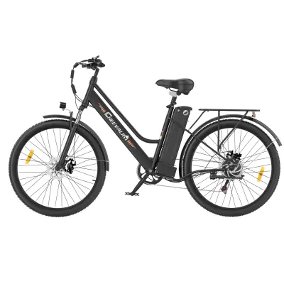 CHEEVALRY C26 PRO-1 električno kolo 26” mestno treking 36V 20Ah dolg doseg, črno