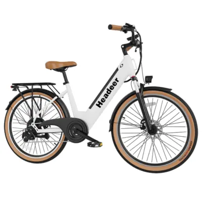Mestno električno kolo 26" Headeer BD26195 – baterija 48V 11,5Ah, bela