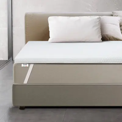 The White Stone Topper iz spominske pene 75 x 185 cm | Korektor za vzmetnico 6 cm