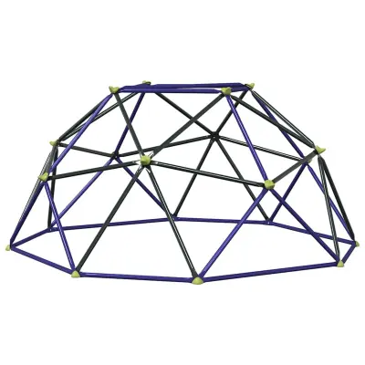 vidaXL Plezalna dome Modra Jeklo