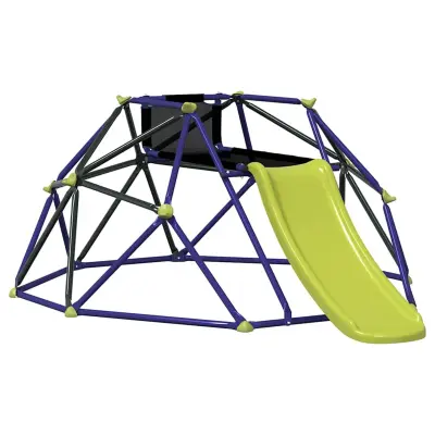 vidaXL Plezalna dome Modra Jeklo