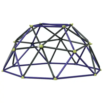 vidaXL Plezalna dome Modra Jeklo