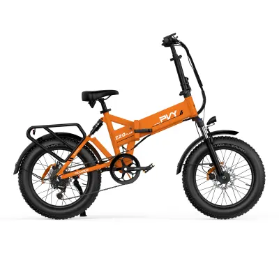 Zložljivo električno kolo PVY Z20 PLUS 20", 48V 16,5Ah, 100Nm navora, oranžno