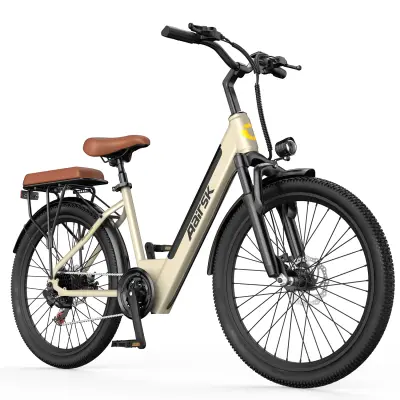 Mestno električno kolo Aairsk S600, 26", rumeno