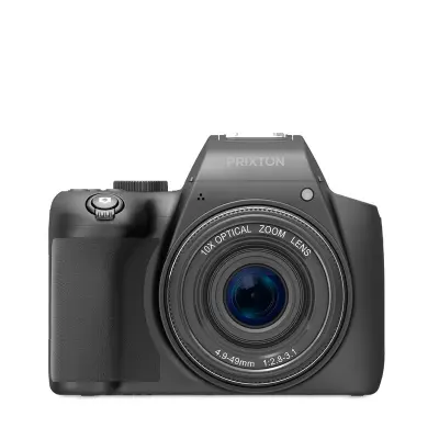 PRIXTON Digitalni Fotoaparat Voyager DC700 4K 64 MP, Wi‑Fi, Anti‑Shake, Optični Zoom 10X, XENON, IPS 2,88", USB‑C