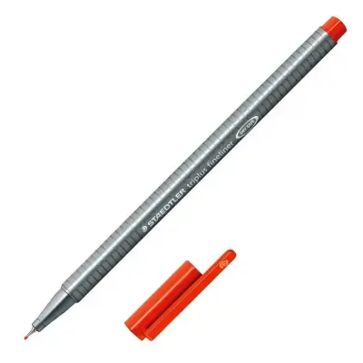 Flomaster staedtler 334 triplus 0,3mm rdeč