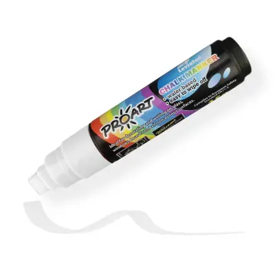 Flomaster za steklo levia kredni bel 15g 157021