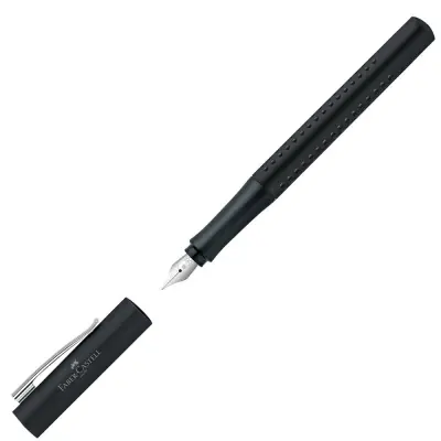 Nalivno pero faber-castell grip m črn