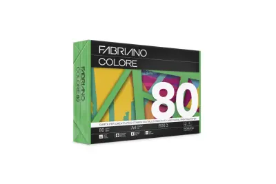 Papir barvni a4 fabriano colore intenzivne barve 80gr - temno zelena-verde