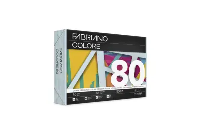 Papir barvni a4 fabriano colore pastelne barve 80gr - modra-celeste chiaro