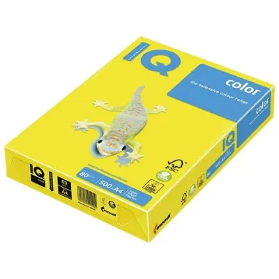 Papir barvni a4 160g 1/250 intenziven - rumen cy39