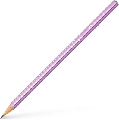 Svinčnik b grafitni faber-castell trioglat sparkle violet