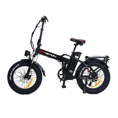 DRVETION AT20 Pro Max zložljivo električno kolo za debelo kolo, 48V 20Ah baterija Samsung, 250W motor, črna