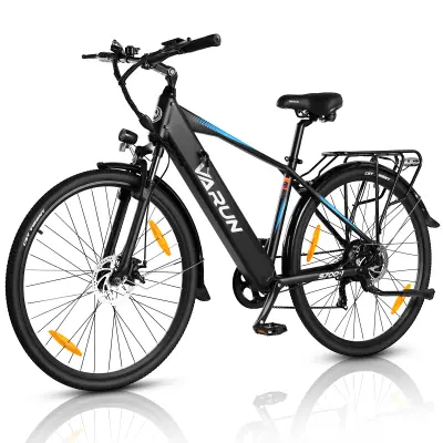 Električno kolo VARUN S700-1, 27,5″, za vse terene, črno