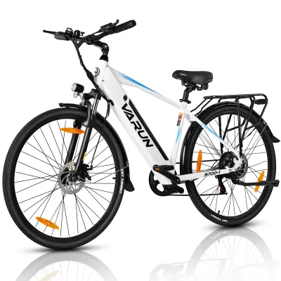 Električno kolo VARUN S700-1, 27,5″, za vse terene, belo
