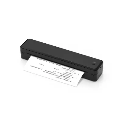 A4 Mini Termalni Tiskalnik 200dpi - Brezžični Prenosni Tiskalnik za Tetovaže Black