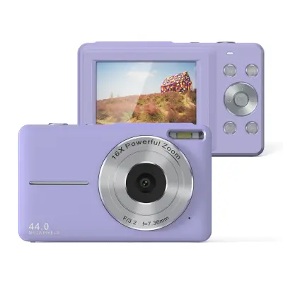 Kompaktni žepni fotoaparat 44MP z 16x digitalnim zoomom in 1080P videom