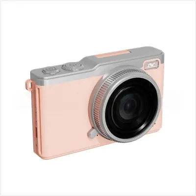 6400-pixel digitalni fotoaparat 64MP CCD, 4K video, 16x zoom, Type-C Pink