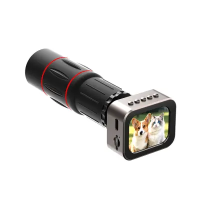 Mini kamera z 8x telefoto monokularjem, 320x240 IPS, 850mAh, podpira 256G