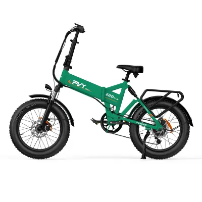 Zložljivo električno kolo PVY Z20 PLUS 20", 48V 16,5Ah, 100Nm navora, zeleno