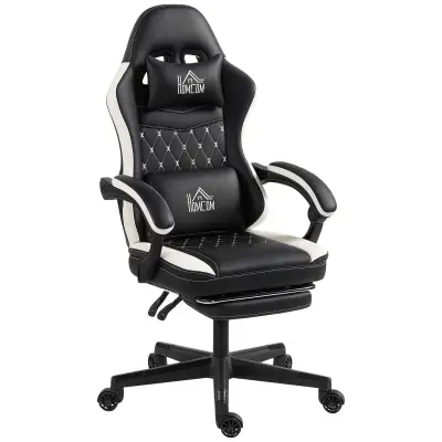 HOMCOM igralni stol poliester, jeklo 65D x 64Š x 118–128V cm Črna