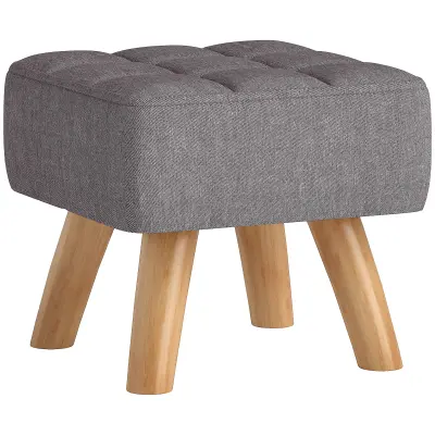 HOMCOM opora za noge poliester 27D x 27Š x 26V cm sivo