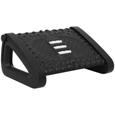 HOMCOM opora za noge ABS 44D x 32,5Š x 19V cm črno