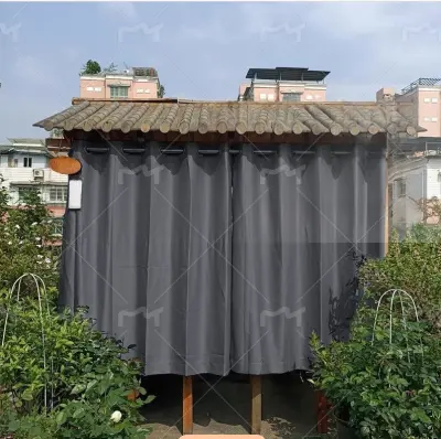 Zunanje zavese za paviljon (1,5 x 2,5 m s kavlji/posamezna zavesa)