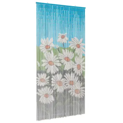 vidaXL Zavesa proti insektom večbarvno 200 x 100 cm Bambus