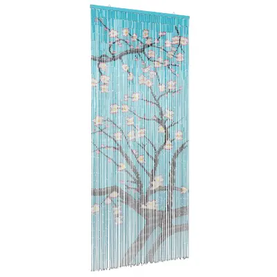 vidaXL Zavesa proti insektom večbarvno 200 x 90 cm Bambus