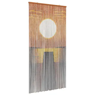 vidaXL Zavesa proti insektom večbarvno 200 x 100 cm Bambus