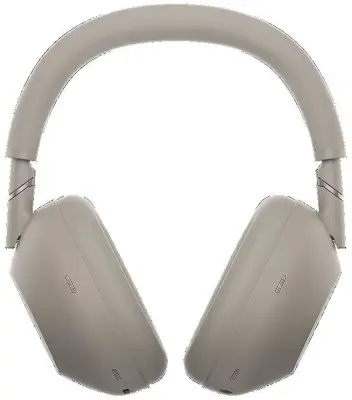 Brezžične naglavne slušalke SONY WH-1000XM6, bež