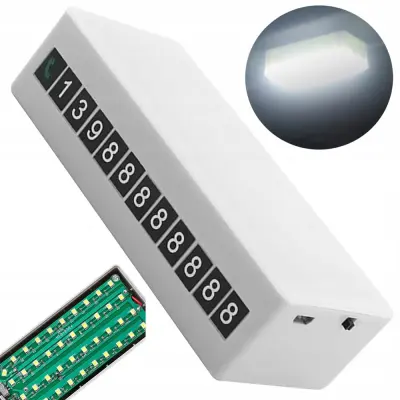 Zasilna aku. 40 LED magnetna svetilka s telefonsko številko USB