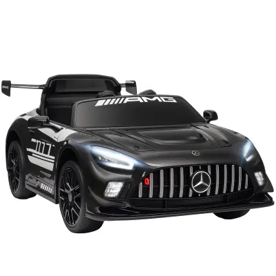 AIYAPLAY Otroški električni avtomobil Mercedes-AMG 12V z daljinskim upravljalnikom, glasbo in lučjo