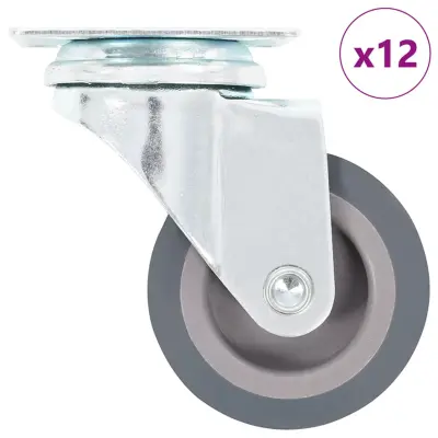 vidaXL Gibljiva kolesa 12 kosov 50 mm