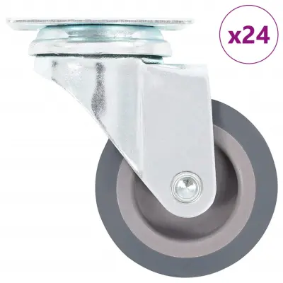 vidaXL Gibljiva kolesa 24 kosov 50 mm