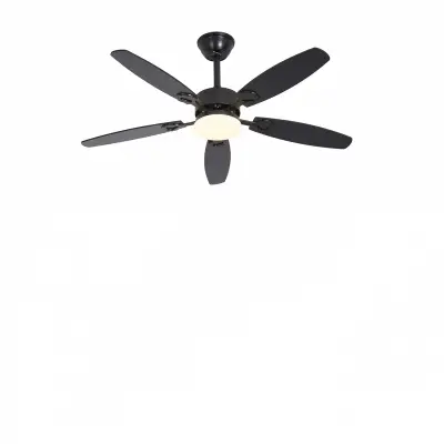 NETTLIFE stropni ventilator z LED lučjo, tiho delovanje, obrnljive lopatice, zatemnljiv z daljinskim upravljalnikom za dnevno sobo in spalnico